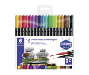 Staedtler Marker Twin-Tip perm 3,0/0,5mm (18)